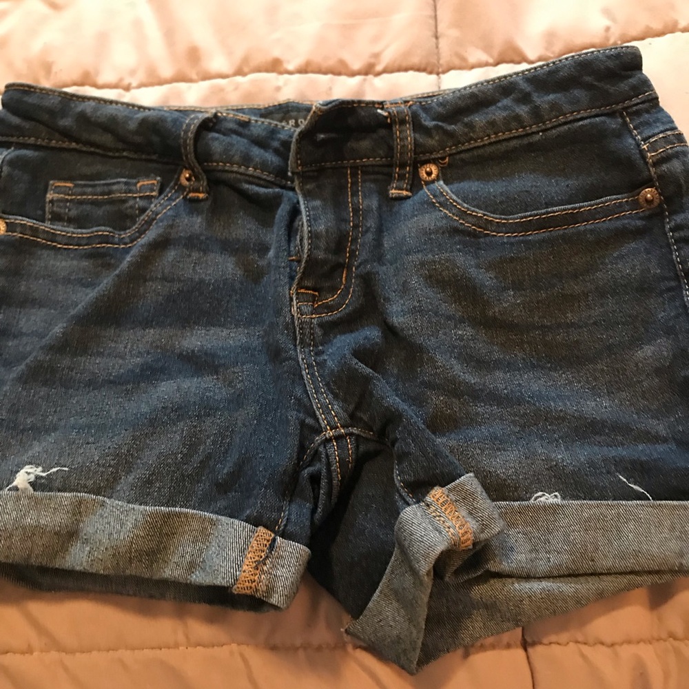 Denim shorts